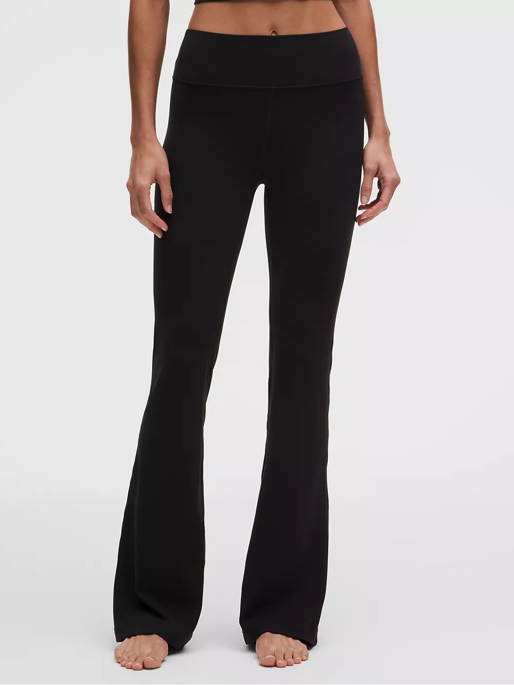 Lululemon Groove Flare Yoga Pants Black High Rise Women’s Size 12